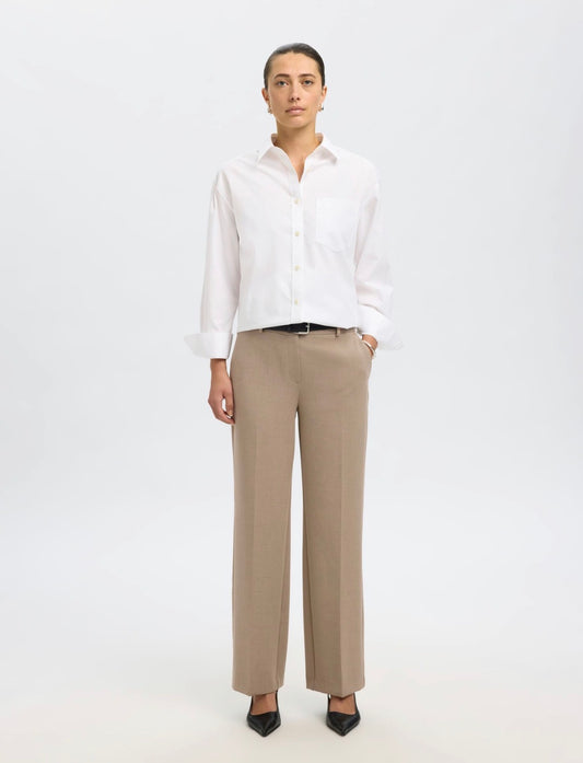 SLWRITA MW WIDE PANT CAMEL MLG N NOOS Camel Melange