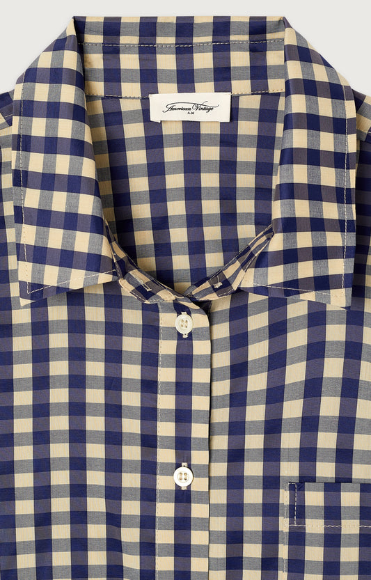 Women's Shirt Riniway American Vintage – Detailansicht Kragen und Knöpfe