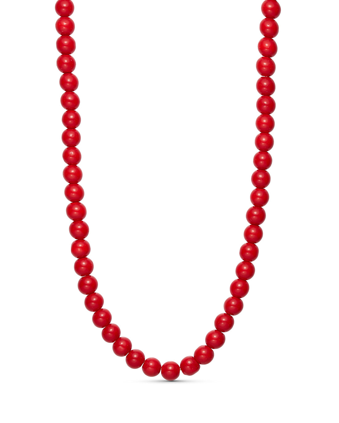 Danish Design Jackie Glass Necklace Red