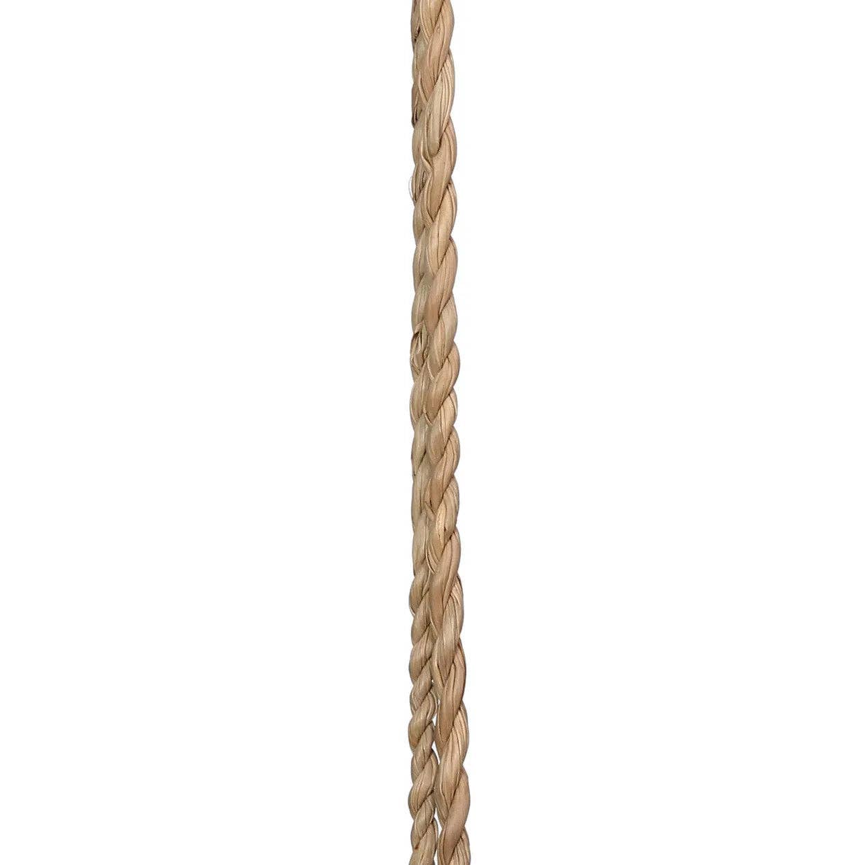Quaste aus Holzperlen – Natur