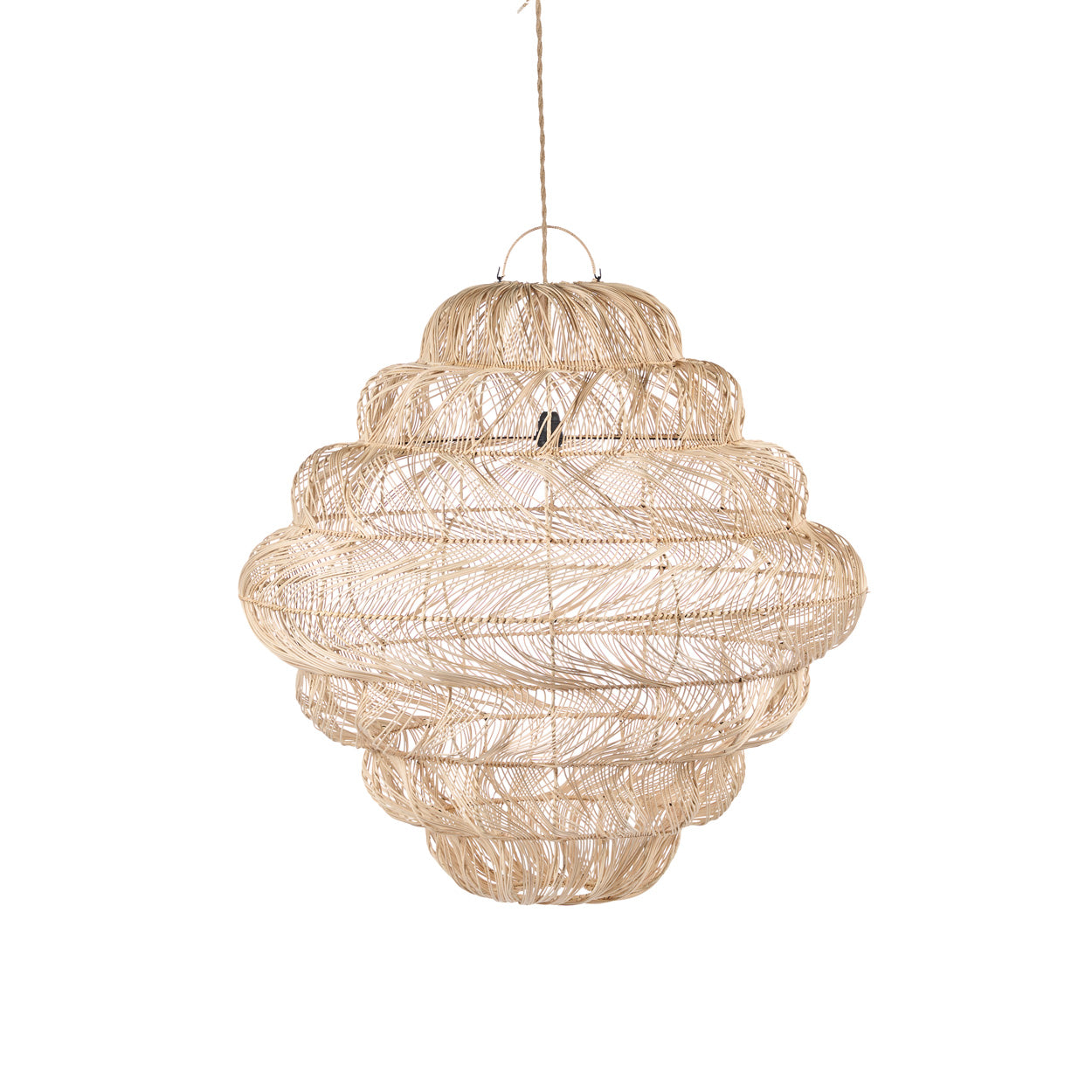 Aurora Puff Pendant Natural XL – full view