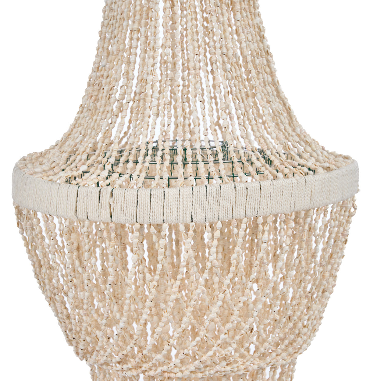 The Ocean Tower Shell Chandelier – full view