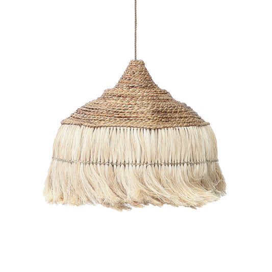 The Abaca Hoola Pendant Natural L – detail