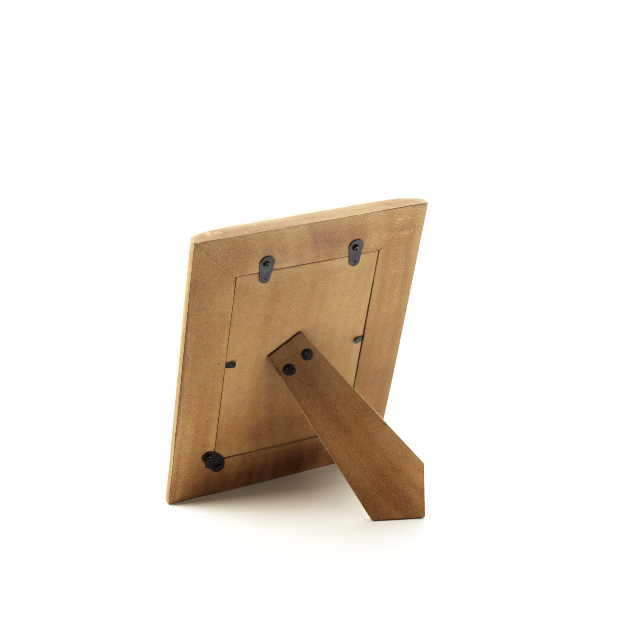 The Amber Sands Frame — Antique 10×15 cm, back view showing stand white background