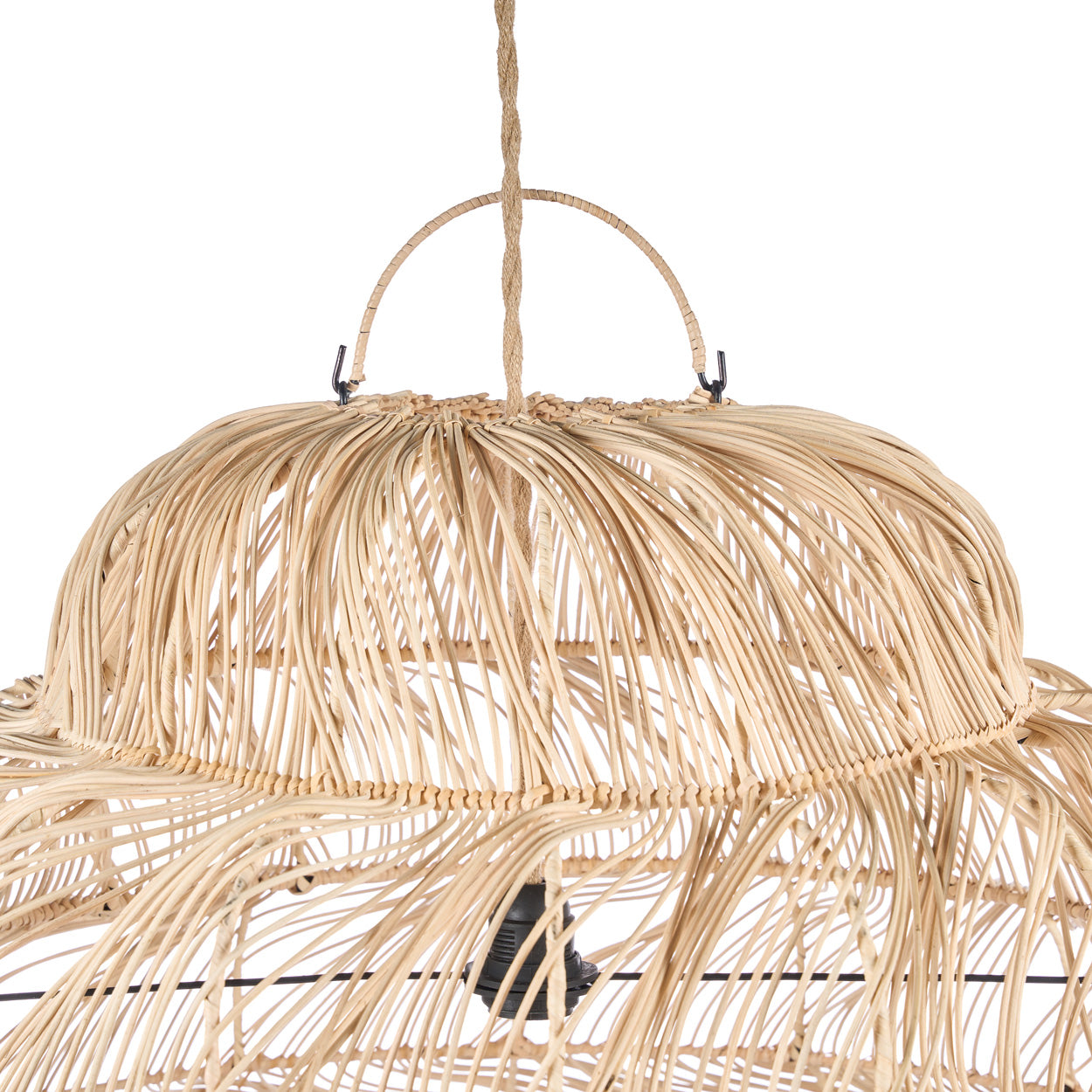 Aurora Puff Pendant Natural XL – side view