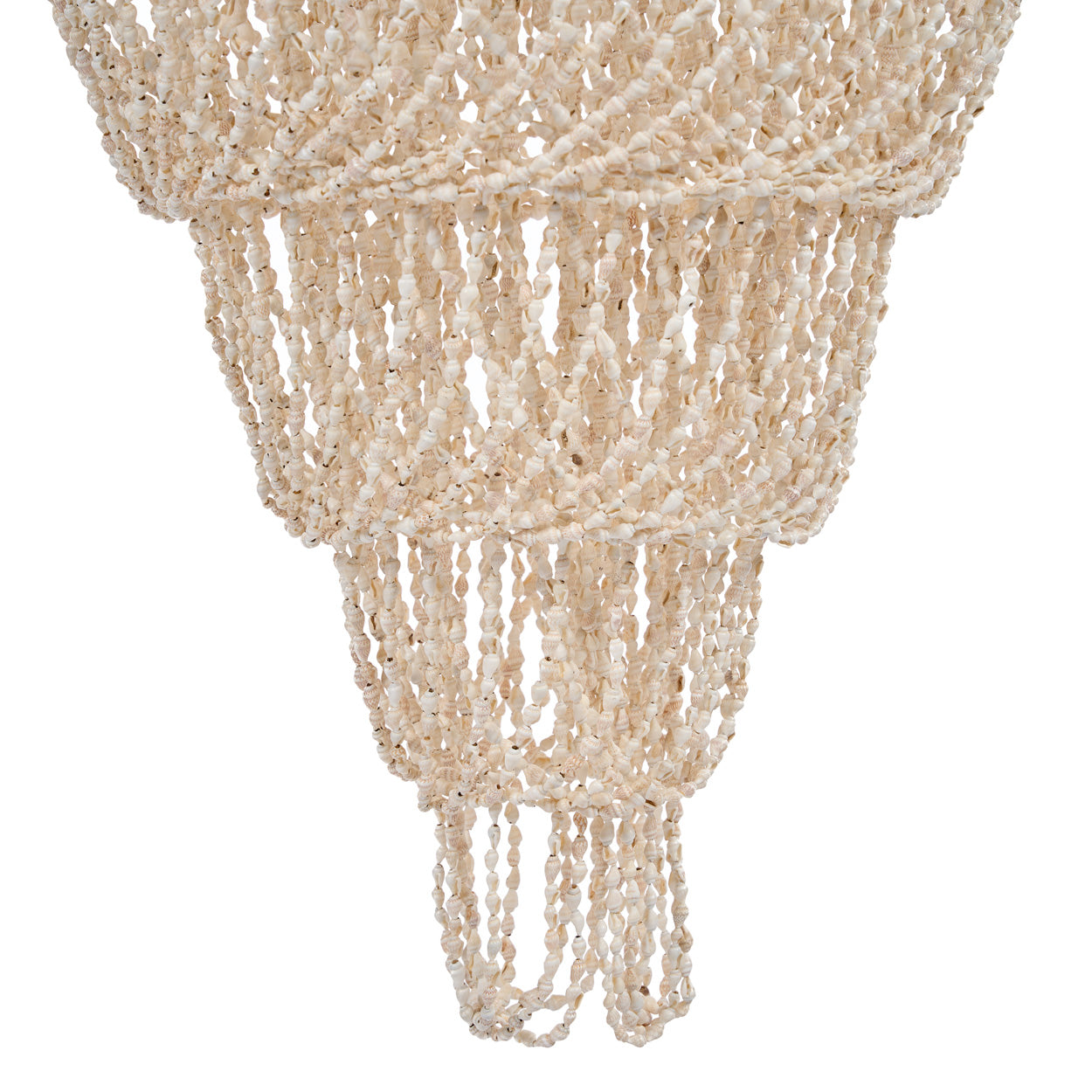 The Ocean Tower Shell Chandelier – detail top