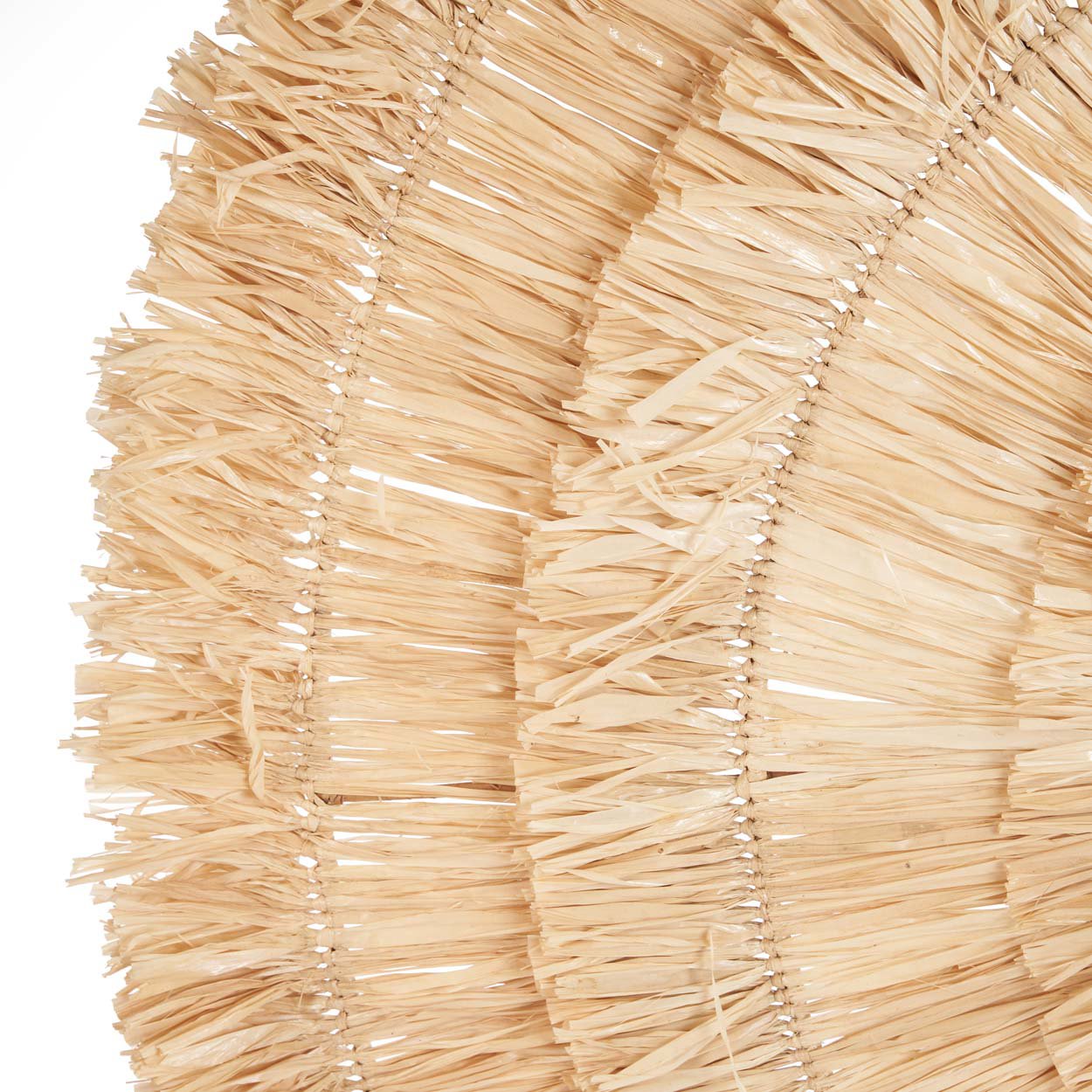 Sehseh Wall Deco Natural XL — styled on wall with plant
