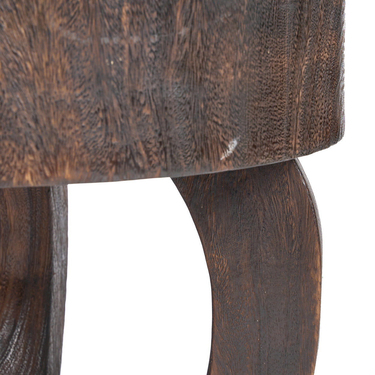 Octo Chic Coffee Table Dark Walnut — top view showing wood grain