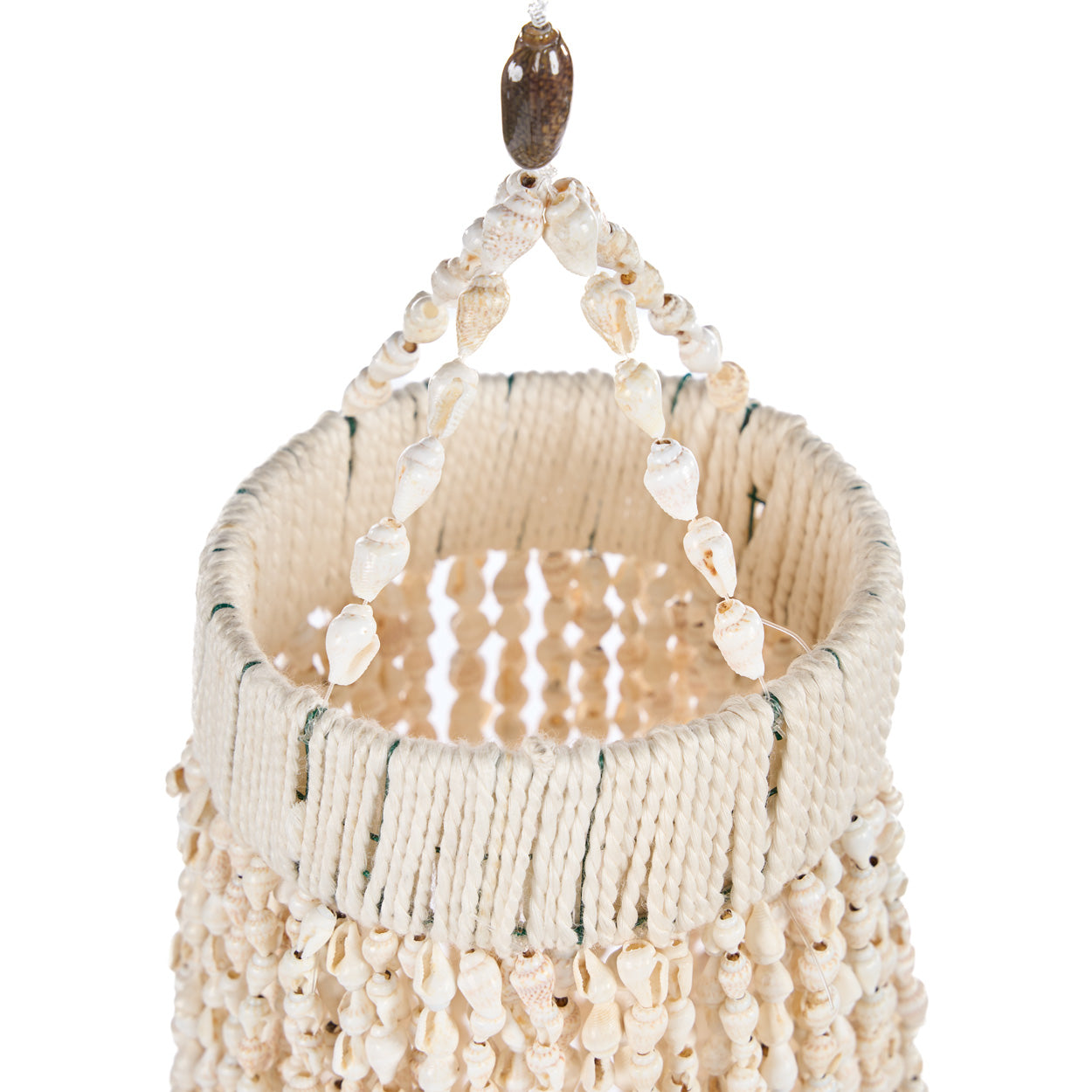 The Ocean Tower Shell Chandelier – shell texture close-up