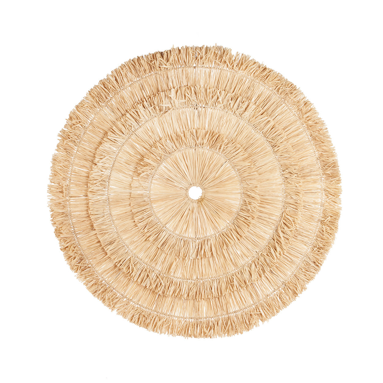 Sehseh Wall Deco Natural — detail sisal fringe layers