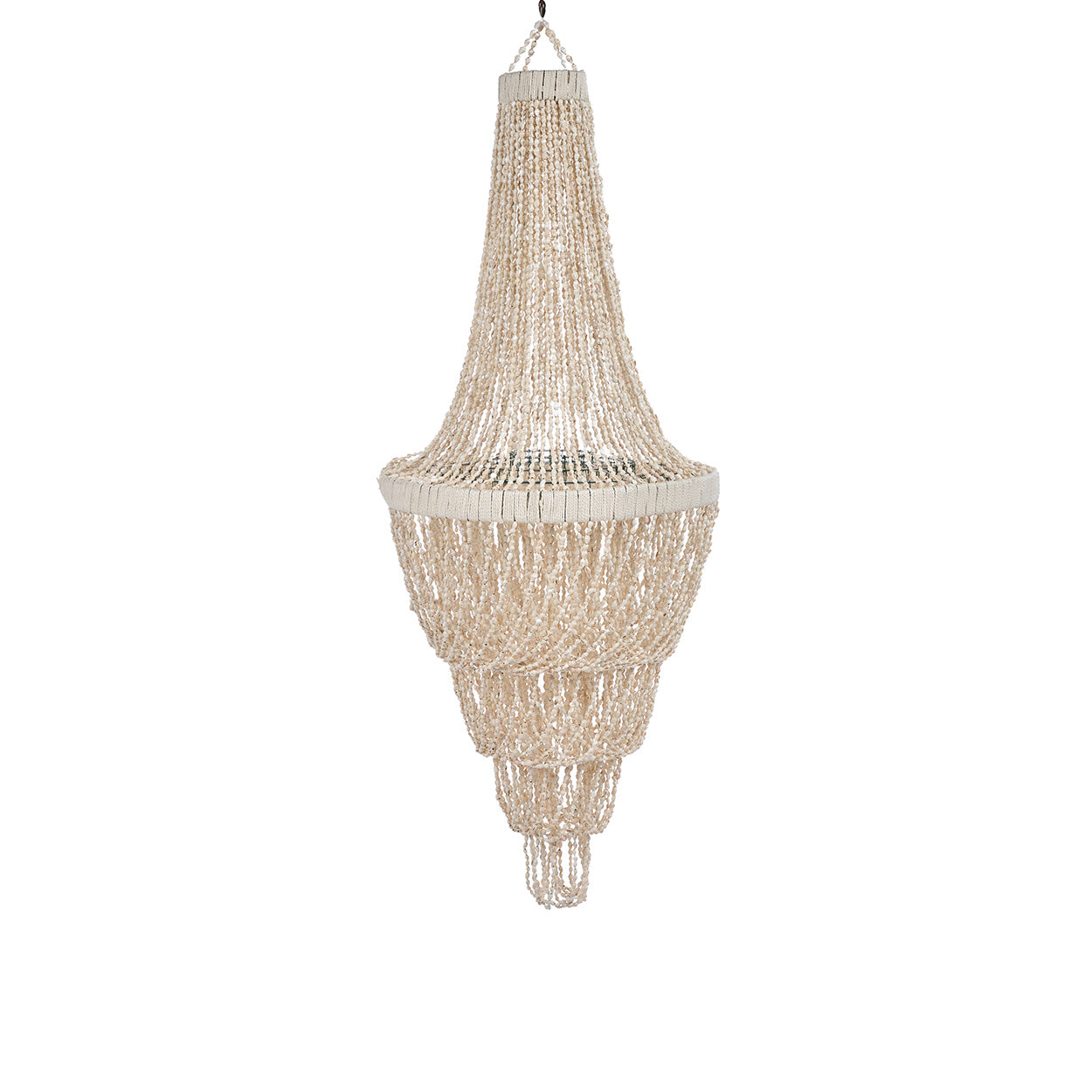 The Ocean Tower Shell Chandelier – lower detail