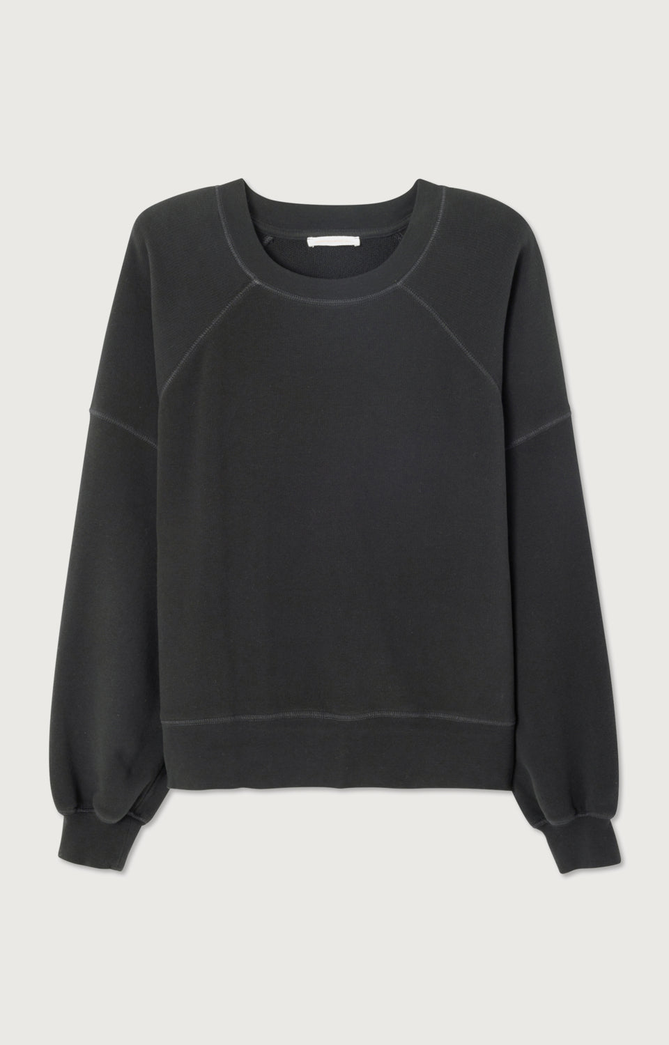 Women's Sweatshirt Atubay Darkness American Vintage – Schwarz, Frontansicht