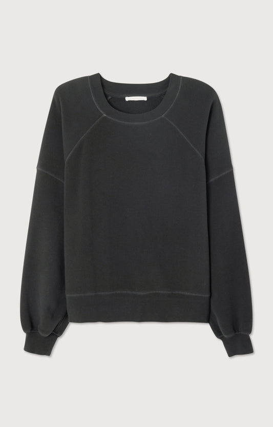 Women's Sweatshirt Atubay Darkness American Vintage – Schwarz, Frontansicht