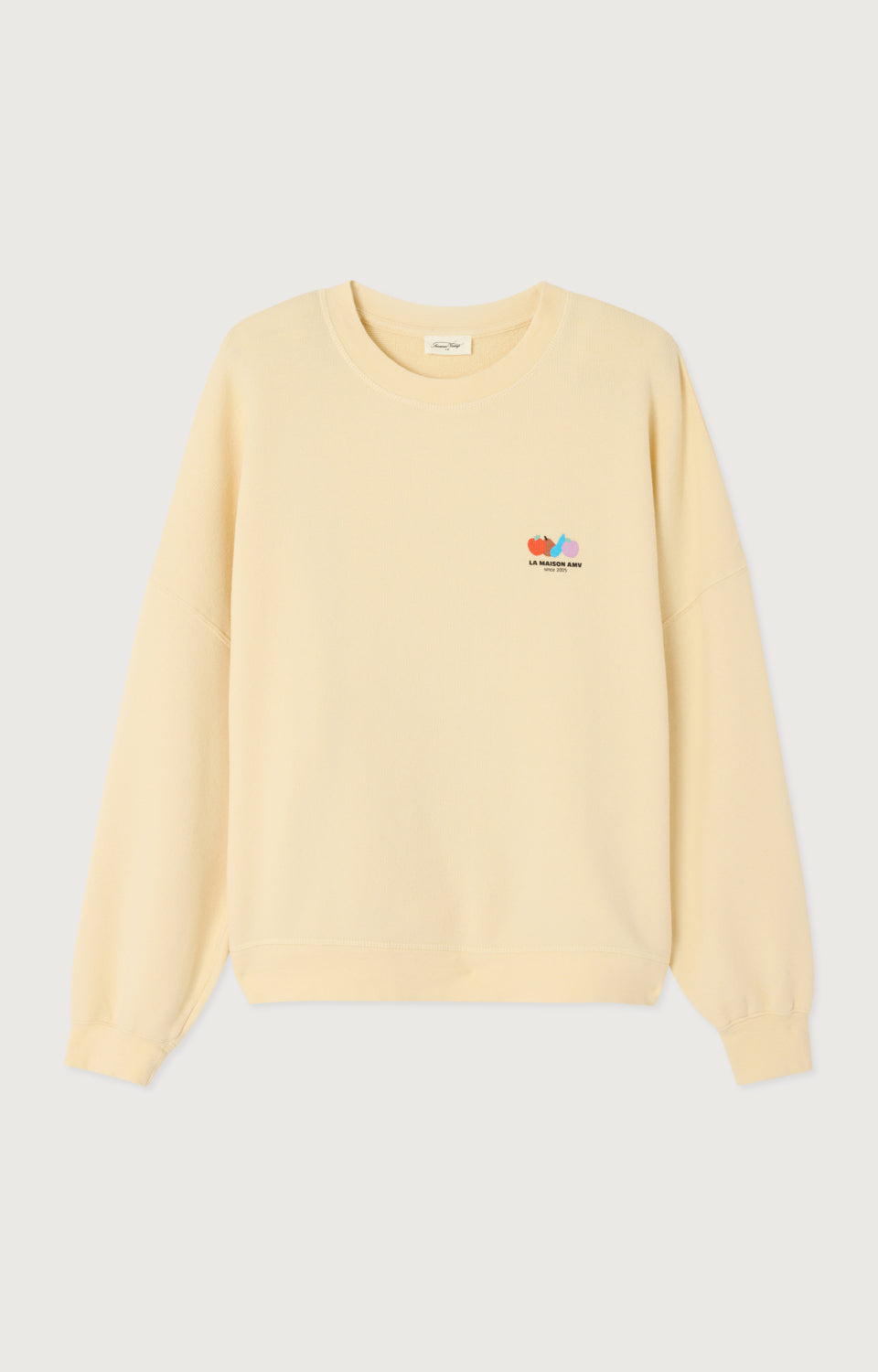 Women's Sweatshirt Atubay Ecru – Vorderansicht