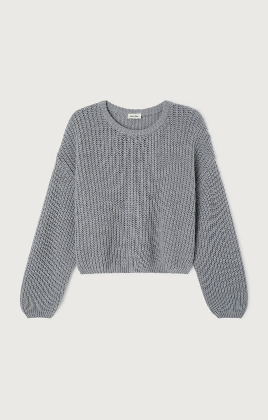 Women's Sweater Cyrow Sea Lion Mélange – Vorderansicht