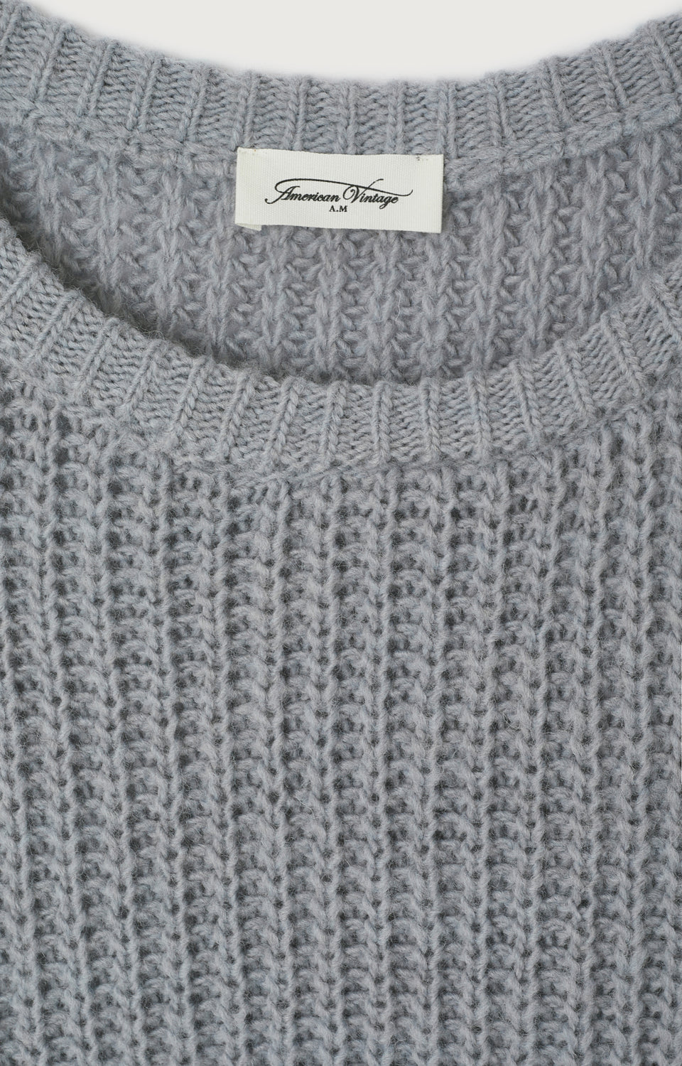 Women's Sweater Cyrow Sea Lion Mélange – Strick-Detail