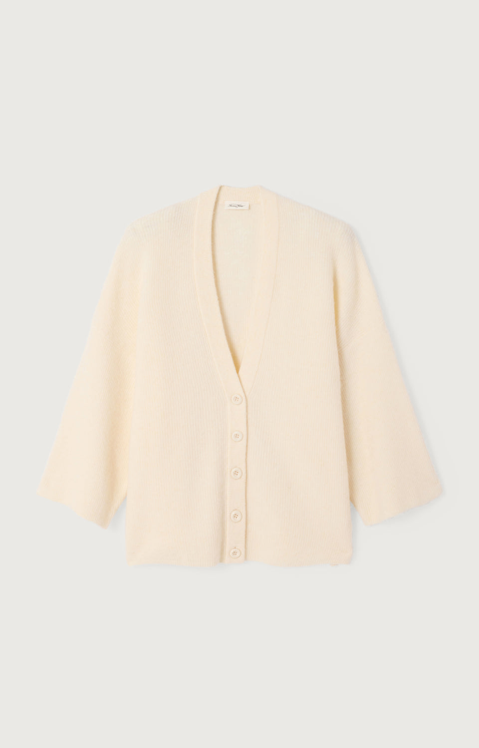 Women's Cardigan Damsville American Vintage – Cream, Frontansicht