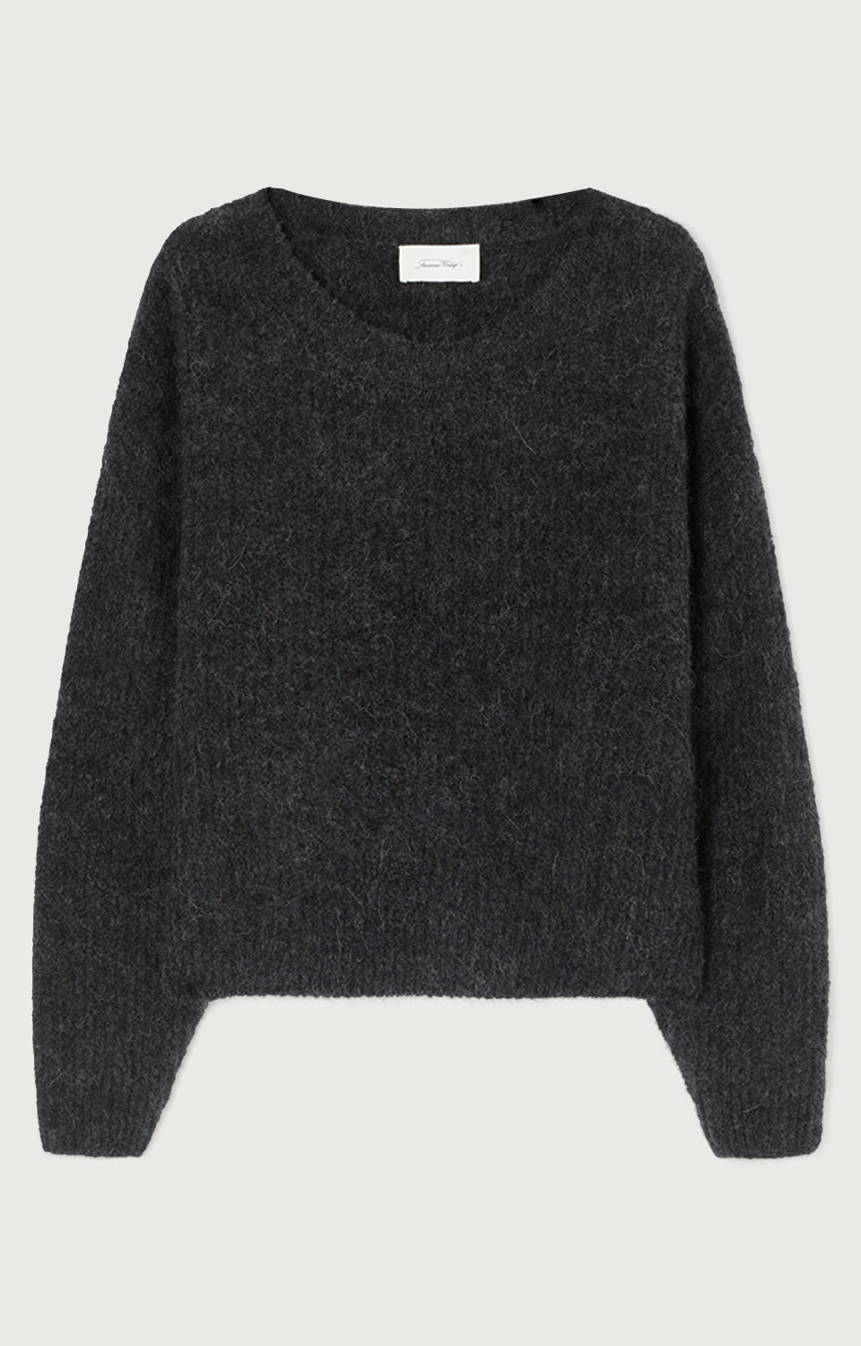 Women's Jumper East Charcoal Mélange – Vorderansicht