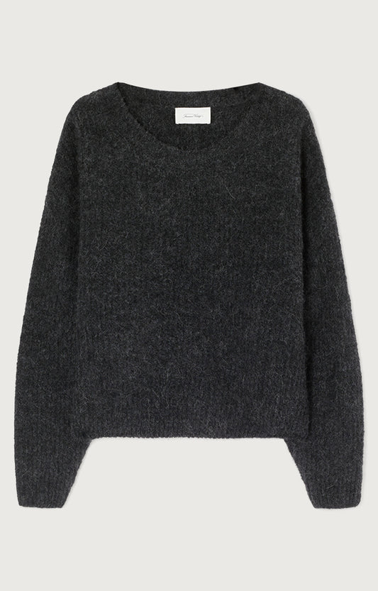 Women's Jumper East Charcoal Mélange – Vorderansicht