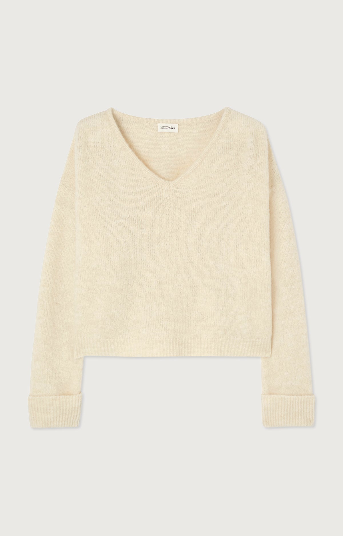 Women's Jumper East Pearl Mélange – Vorderansicht