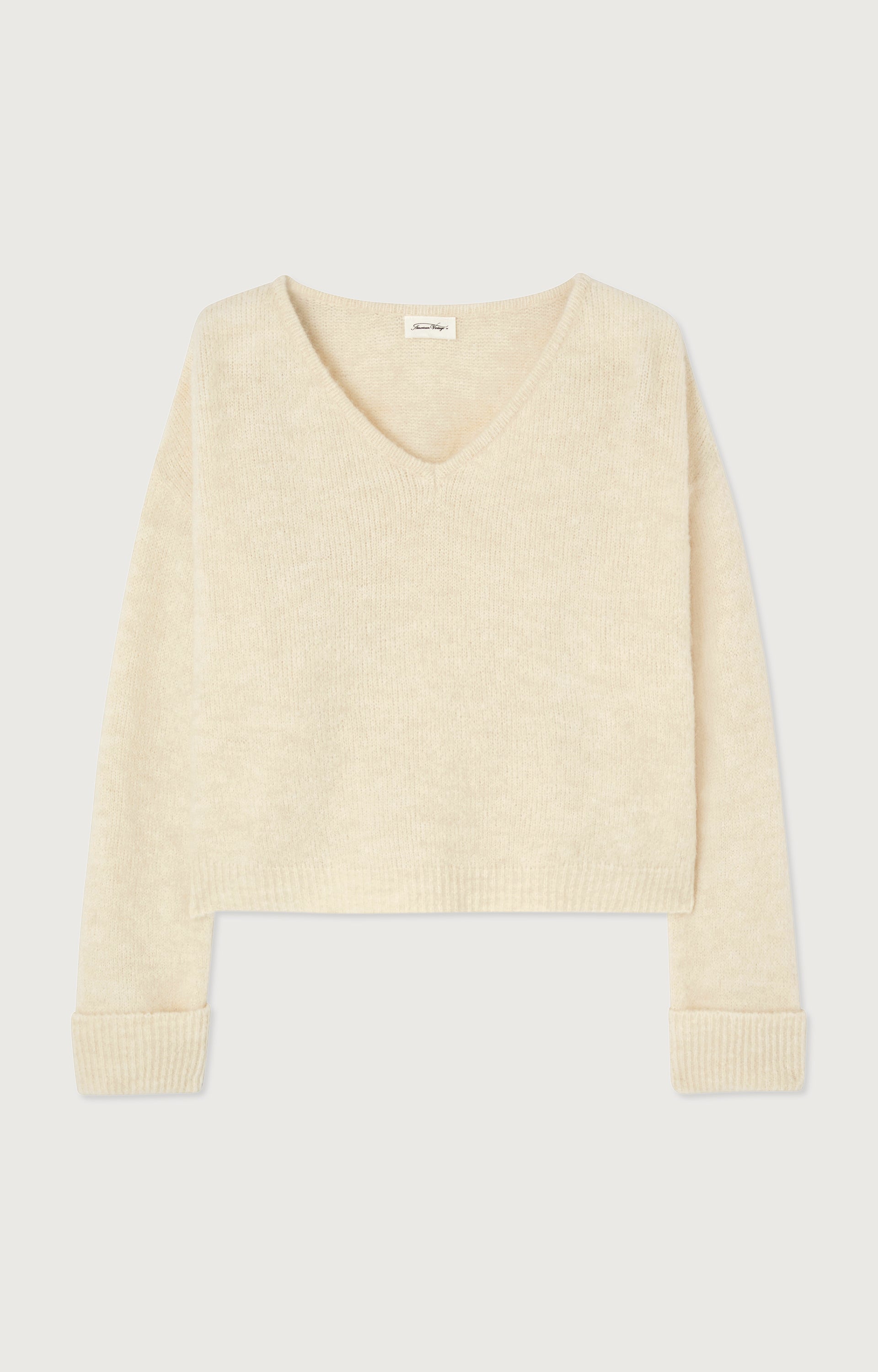 Women's Jumper East Pearl Mélange – Vorderansicht