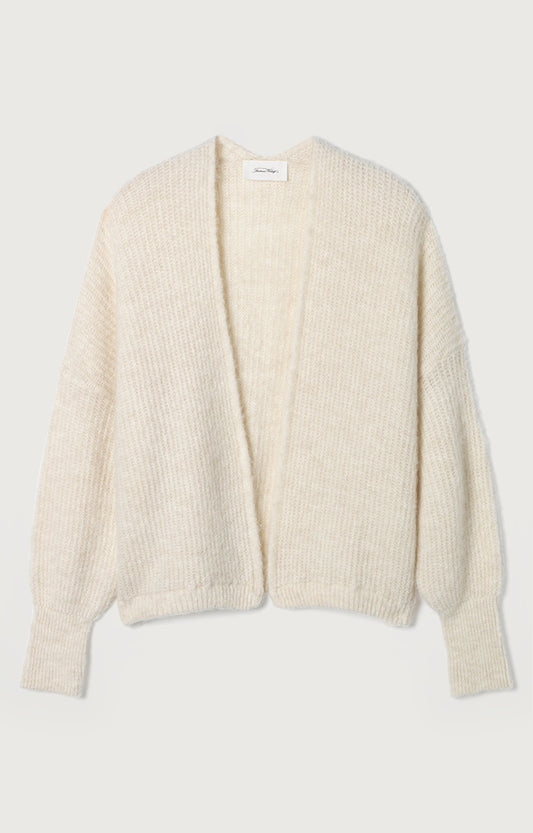 Women's Cardigan East Pearl Mélange – Vorderansicht