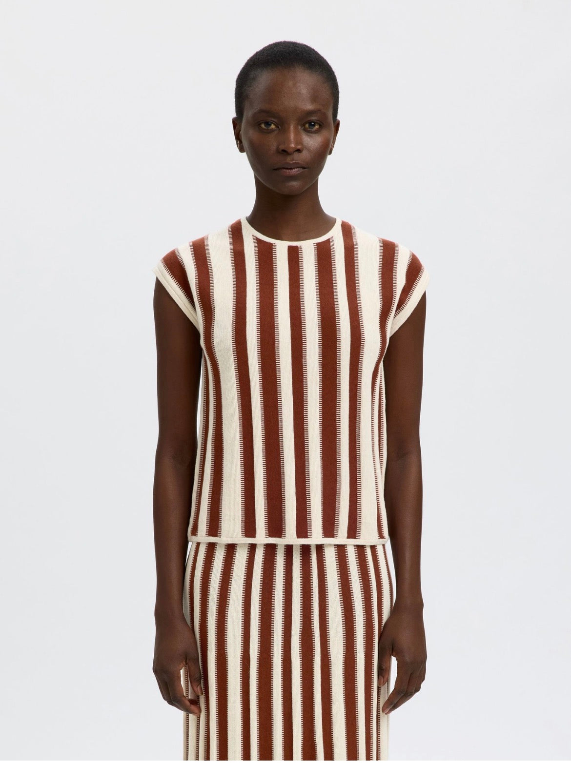 SLFLINA SL KNIT O-NECK Birch
