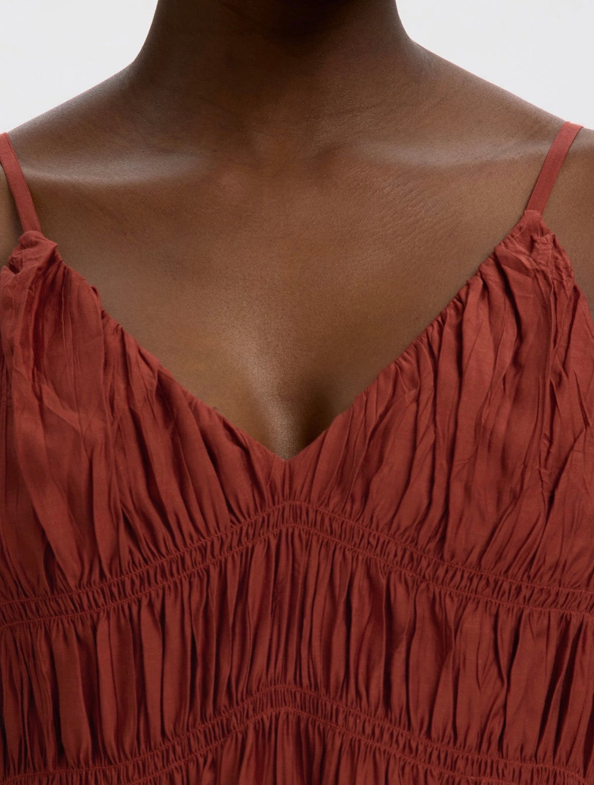 SLFLINA SL KNIT O-NECK Mahogany