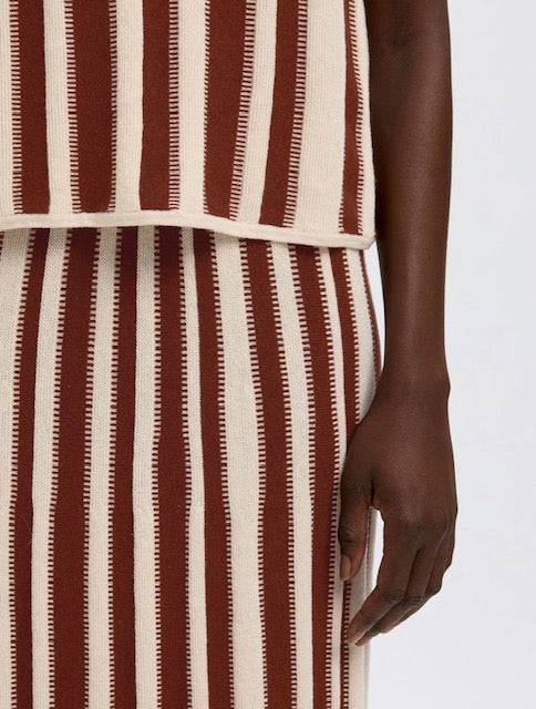 SLFLINA SL KNIT O-NECK Cherry