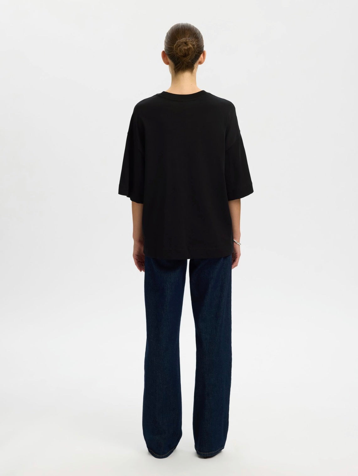 SLWCOLWOMAN 2/4 Oversized Tee NOOS – Back