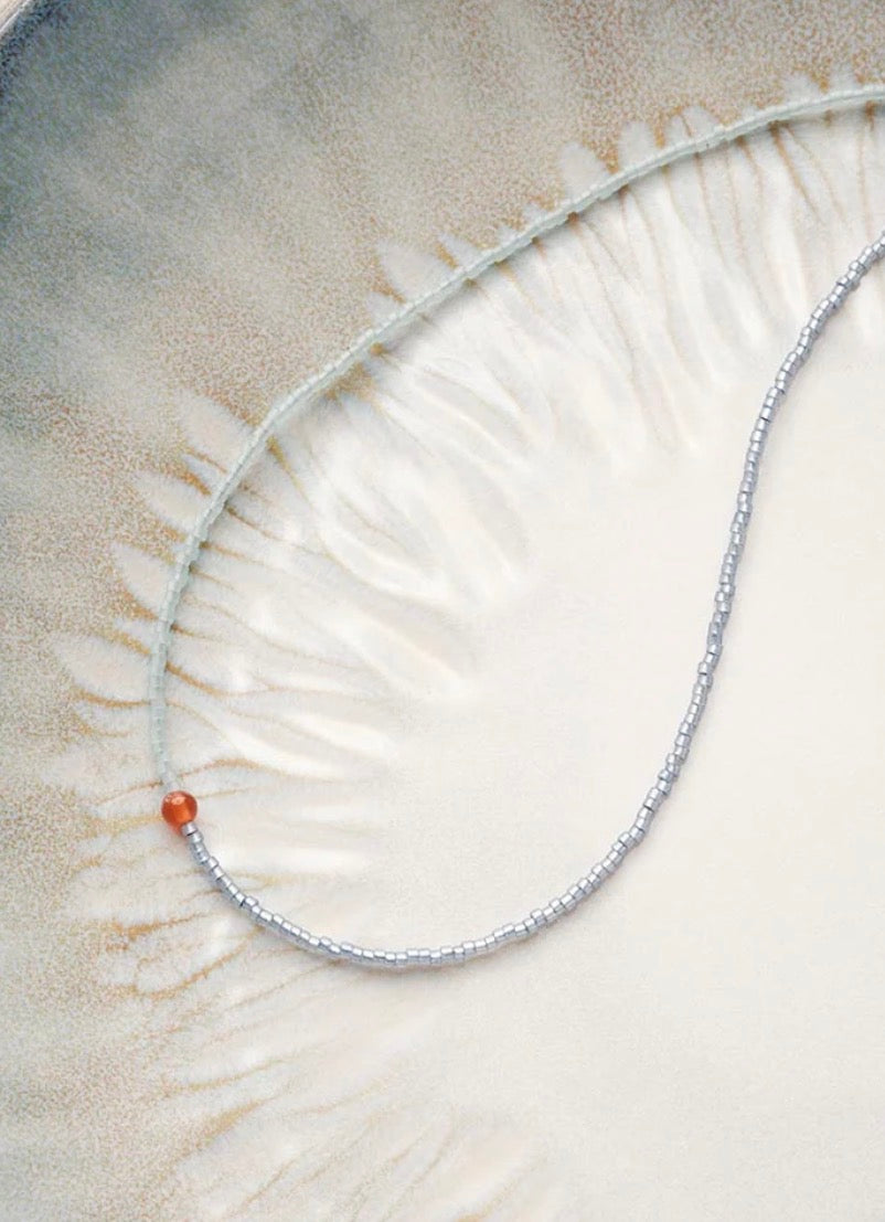 Awake Carnelian Necklace – On sand