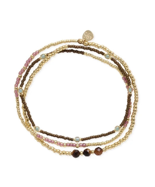 Balanced Tiger Eye Bracelet – Product flat lay