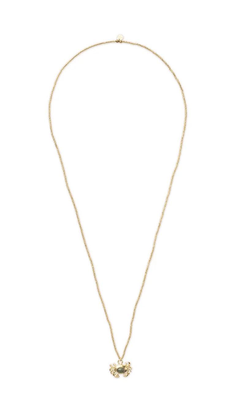 Noble Crab Aventurine Necklace – Full length product shot