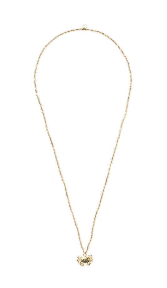 Noble Crab Aventurine Necklace – Full length product shot