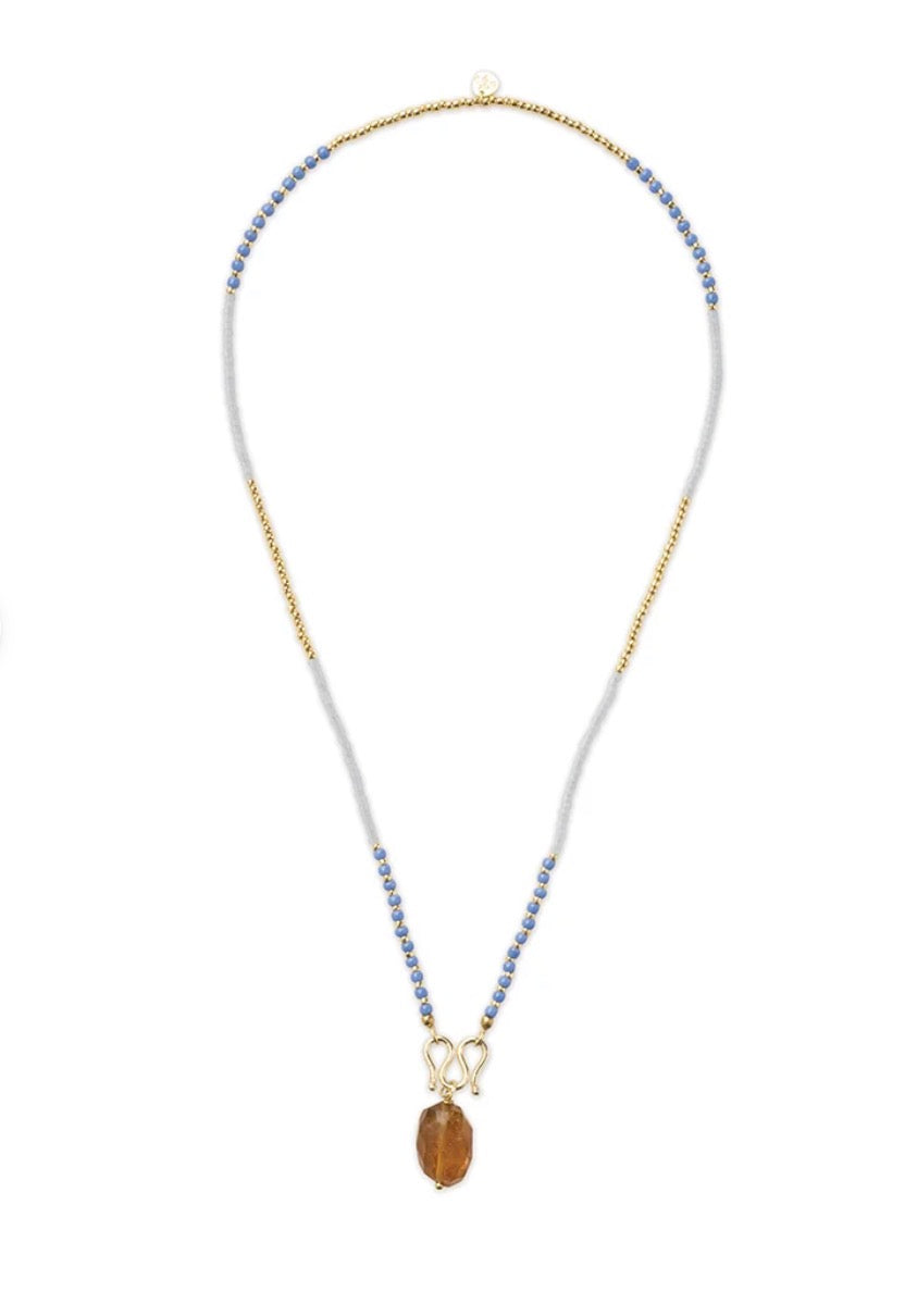 Daring Citrine Necklace – Full product shot on white