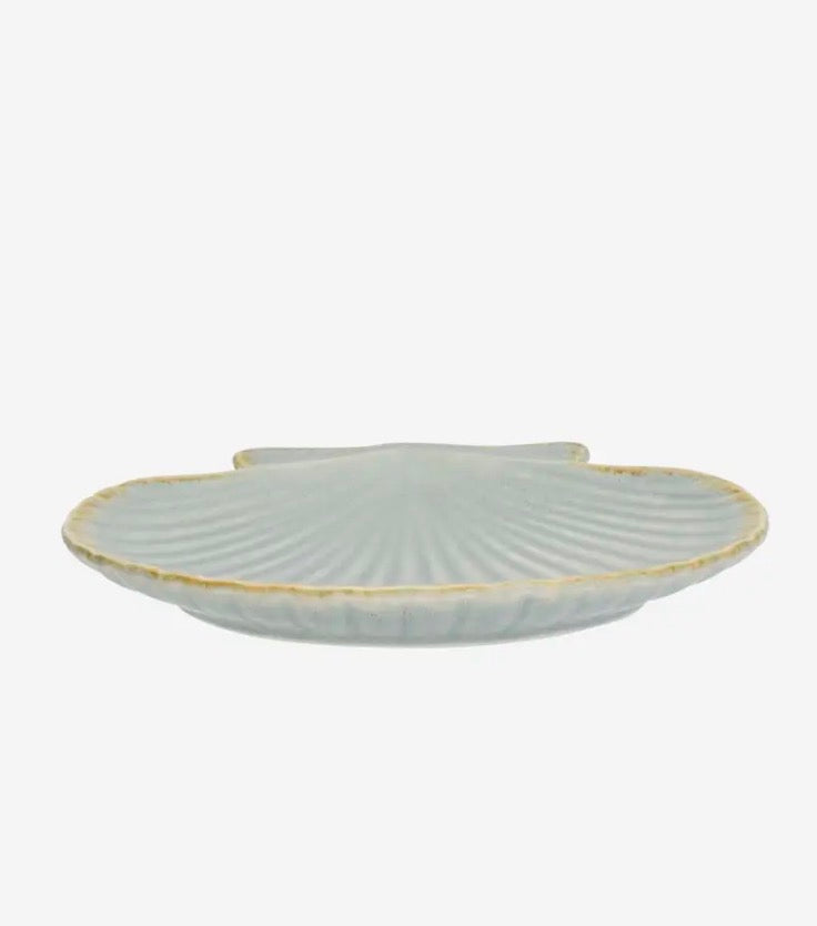 Madam Stoltz STONEWARE SEASHELL TRAY