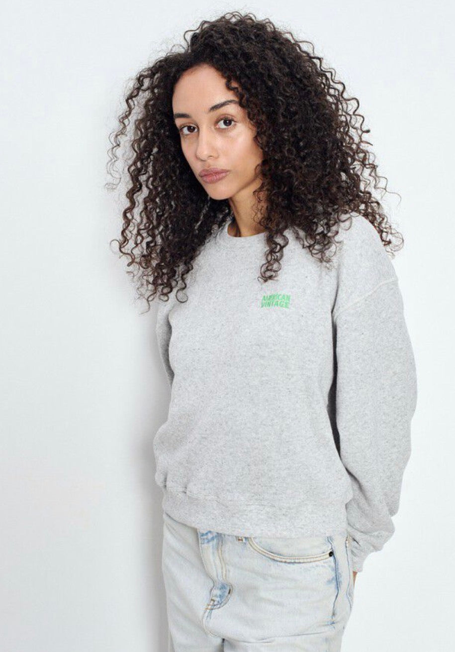 American Vintage SWEAT FEMME EVONA – Hellgrau China