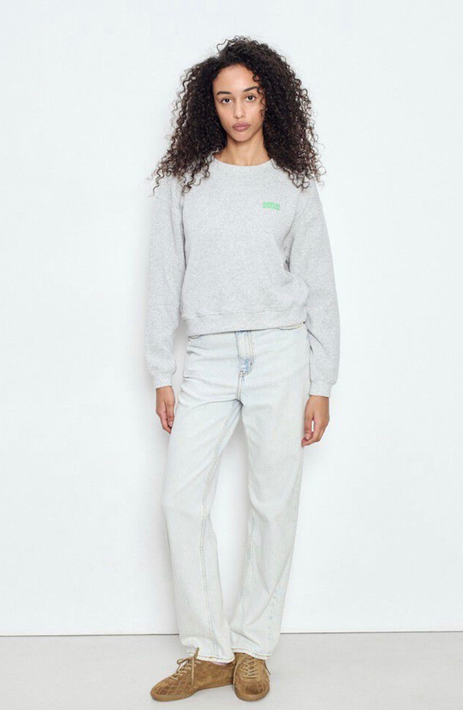 American Vintage SWEAT FEMME EVONA – Hellgrau China