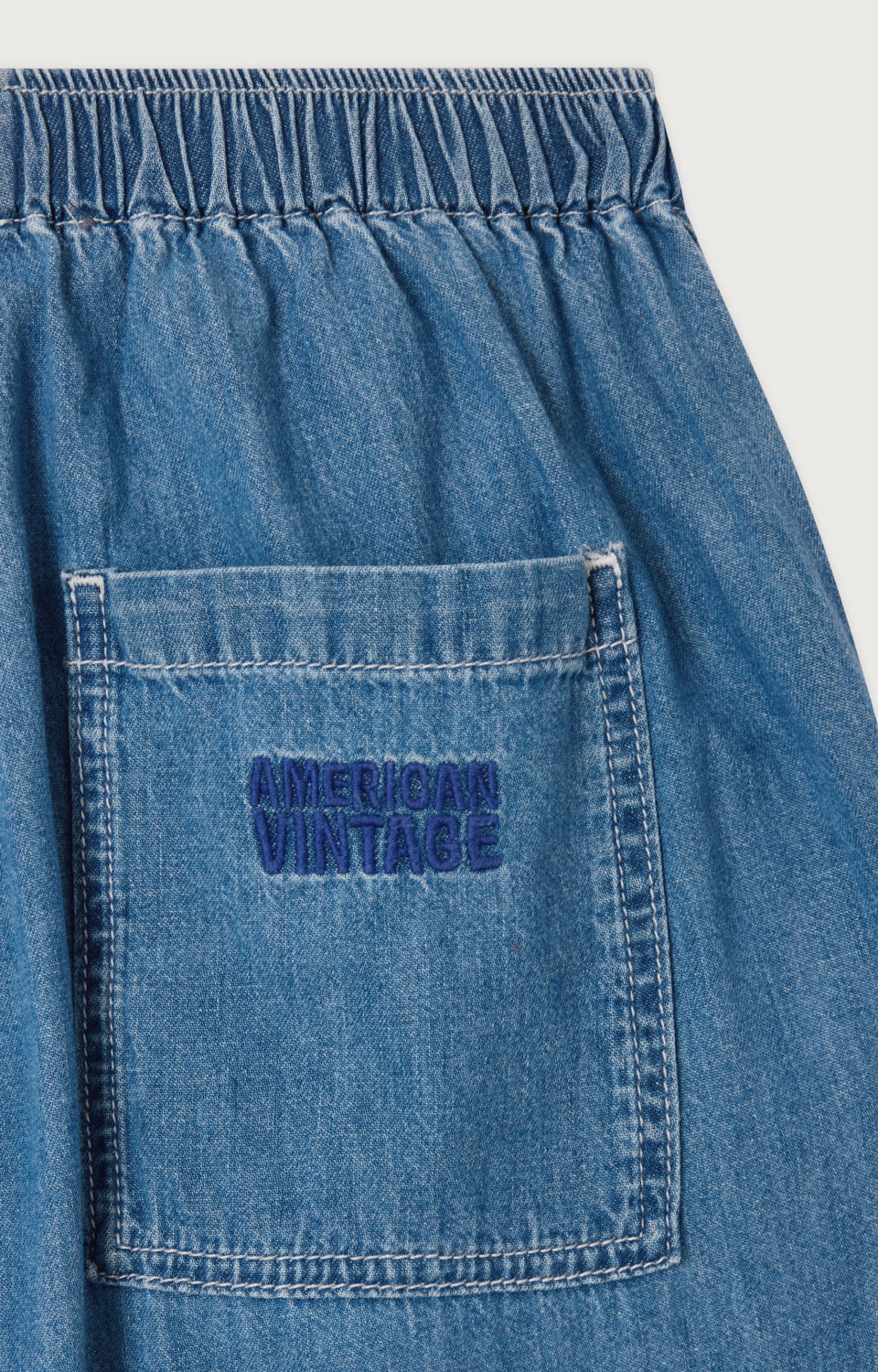Women's Trousers Izeway Medium Blue – Logo-Detail