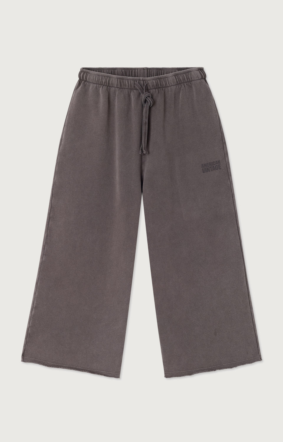 Women's Joggers JITBAY American Vintage – Loose-fit cropped joggers in vintage grey