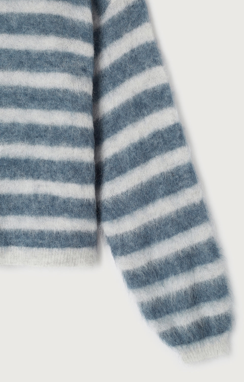 Women's Jumper Nenybay American Vintage – Detailansicht Streifenmuster und Strick
