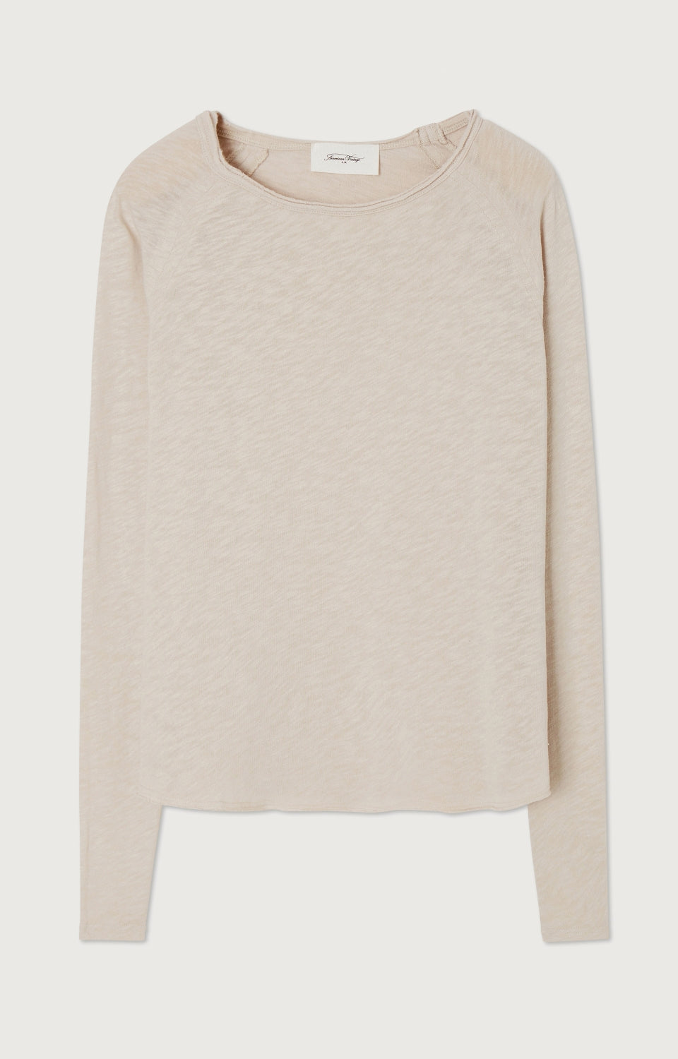 Women's T-Shirt Sonoma Vintage Mastic American Vintage – Sandbeige, Frontansicht
