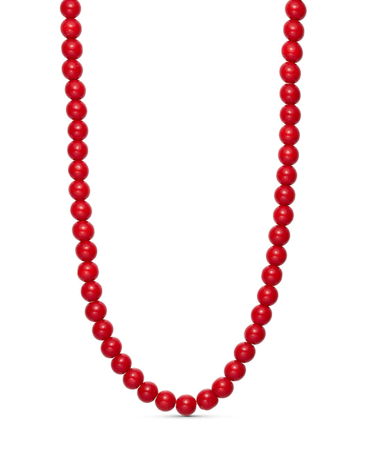 Danish Design Jackie Glass Necklace Red