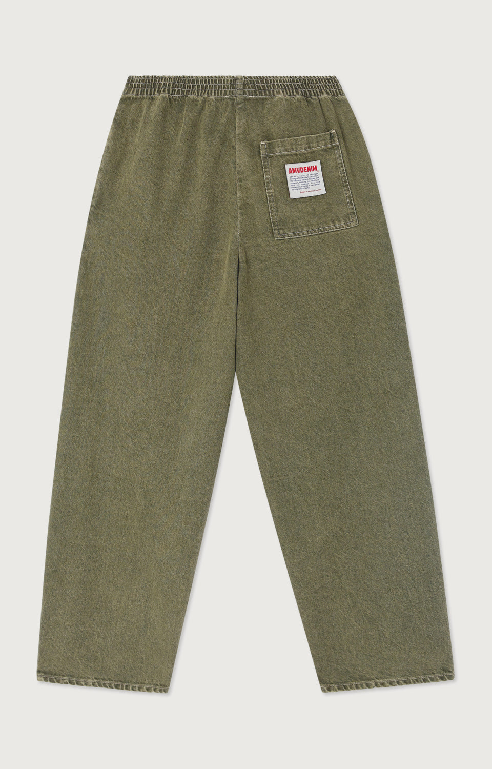 Women's Trousers Uzatown American Vintage – Rückansicht mit AMVDENIM-Patch