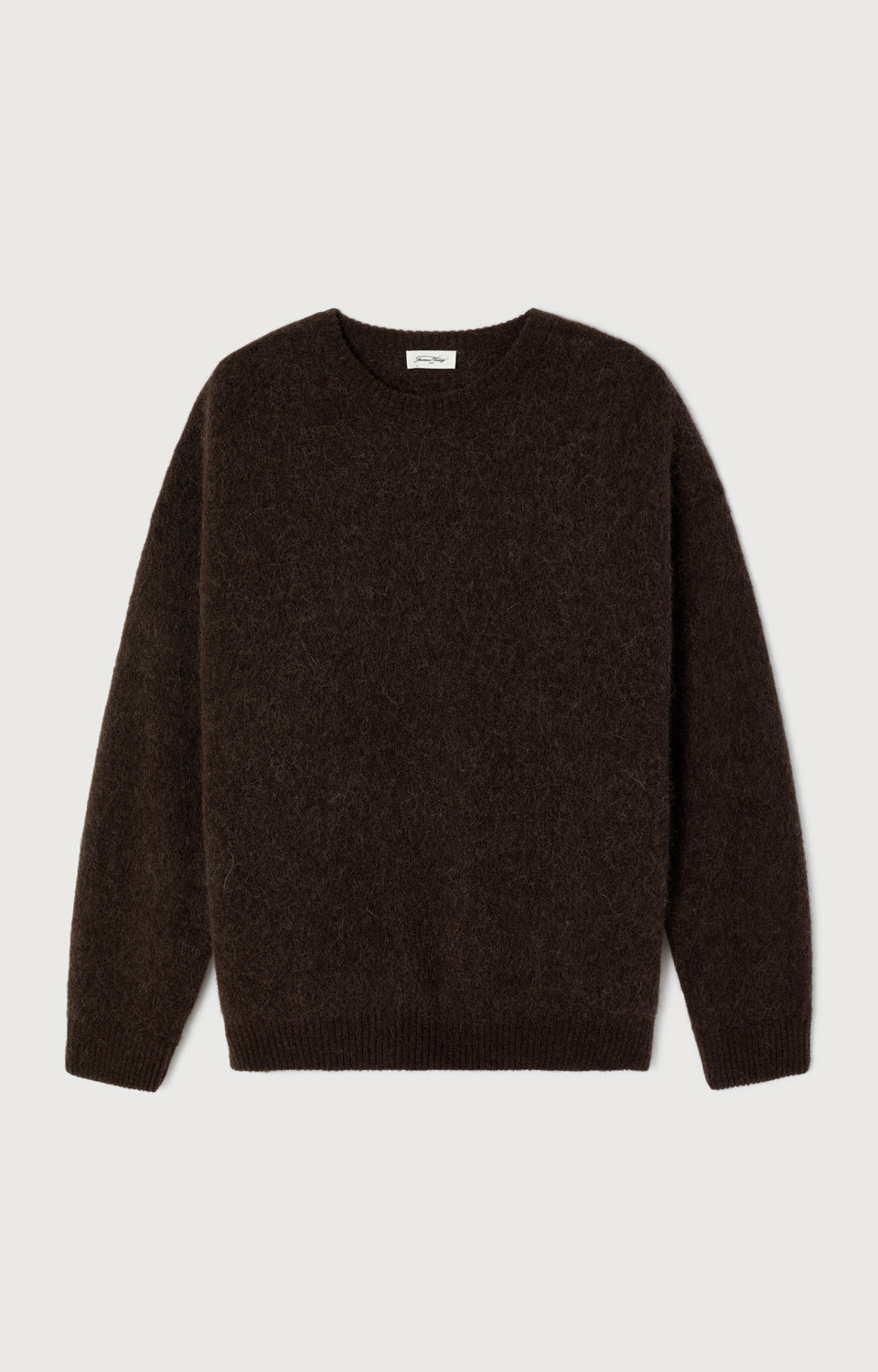 Women's Sweater Vitow American Vintage – Schokoladenbraun, Frontansicht