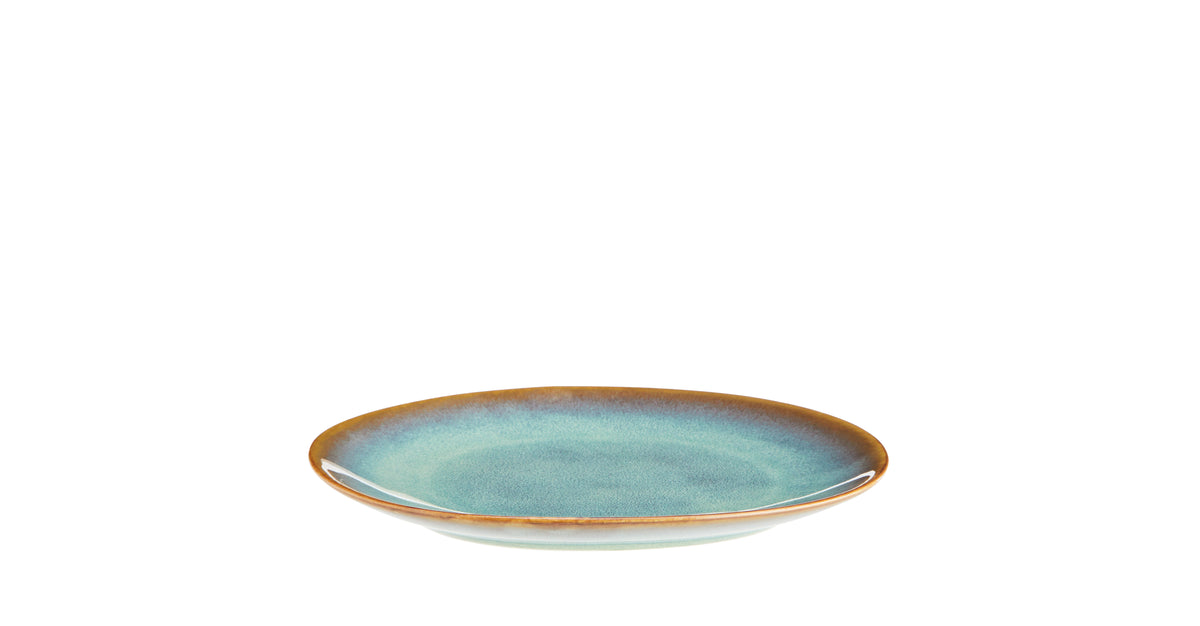 Madam Stoltz STONEWARE LUNCH PLATE – Grün